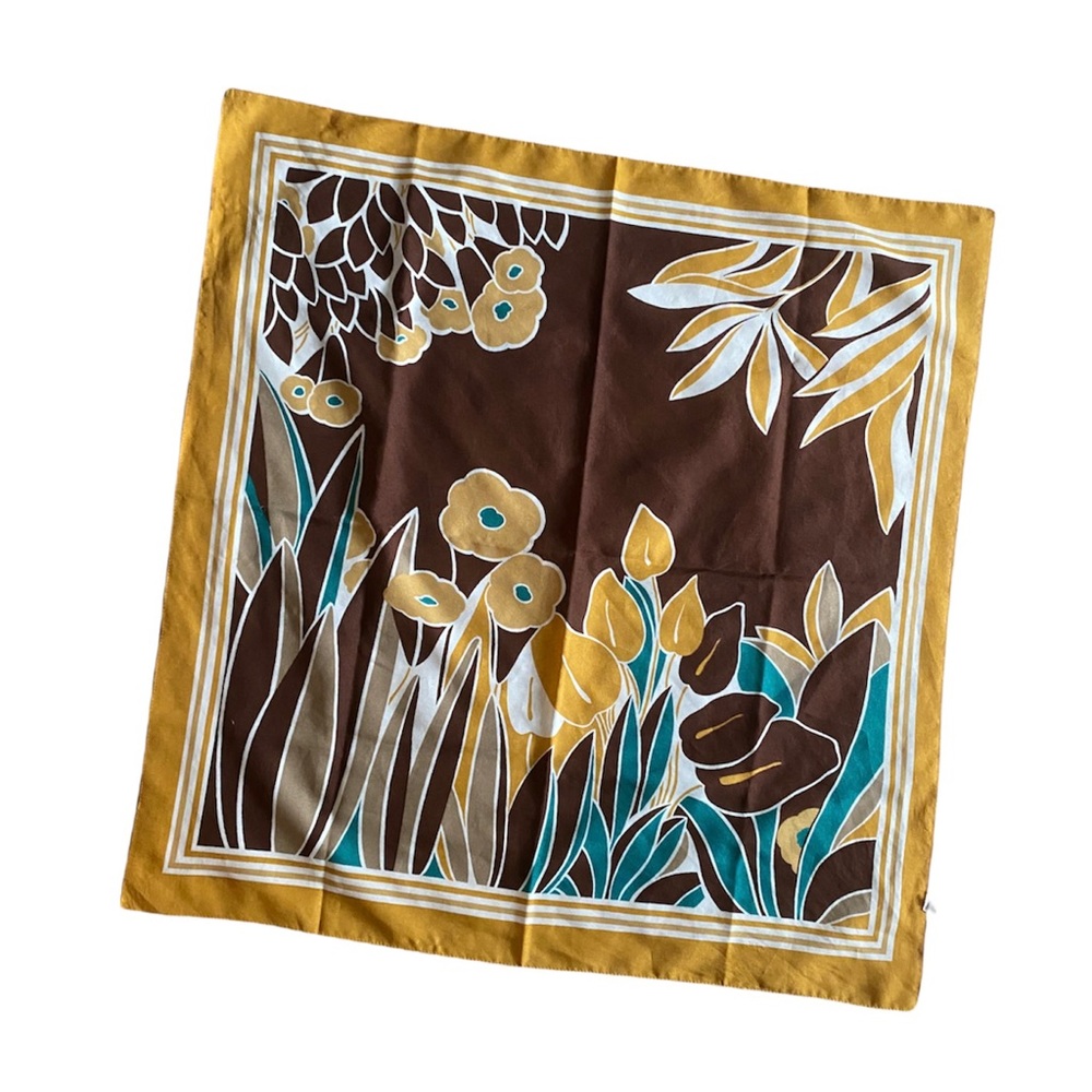 Vintage floral scarf